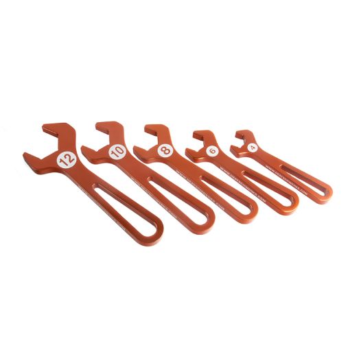 Picture of DeatschWerks T6061 AN Hose End Wrench Set (Sizes 4, 6, 8, 10,12)
