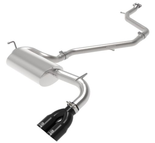 Picture of aFe Takeda 18 - 21 Toyota C - HR 2.0L 2.5in 304 Stainless Steel Cat - Back Exhaust w Black Tip