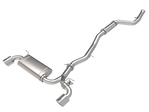 Picture of aFe POWER Takeda 2021 Toyota Supra 2.0L (t) 2.5in - 3in 304 SS CB Exhaust w Polished Tips