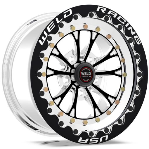 Picture of Weld Vitesse 15x10 5x4.5in BP 4.5in. BS Black Wheel - Single Beadlock