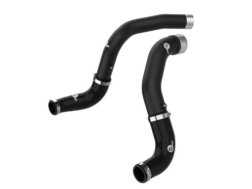 Picture of aFe BladeRunner Black 3in Intercooler Hot Cold Side Pipe Kit 20 - 21 Jeep Wrangler V6 - 3.0L (td)