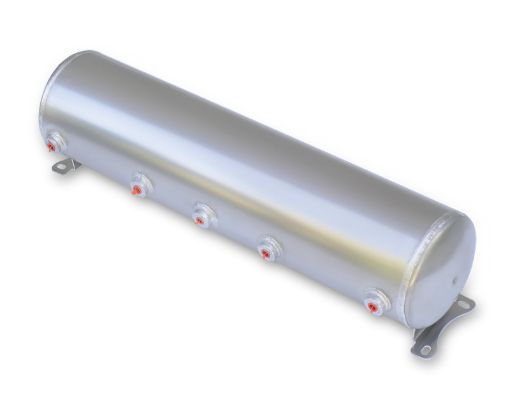 Picture of Ridetech Air Tank 5 Gallon Aluminum w 5 - 14in Ports and 1 - 18in Port