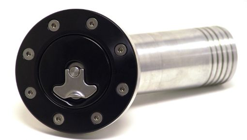 Picture of Ridetech 67 - 68 Camaro Locking Gas Cap (Black Anodized)