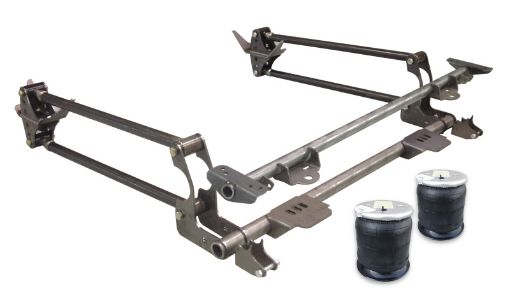 Picture of Ridetech Parallel 4 - Link System Weld - in 4 Link Kit for 34 and 1 Ton Trucks Black Powdercoat