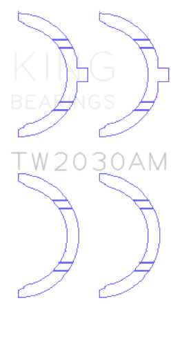 Picture of King Toyota 1GR - FE Thrust Washer Set