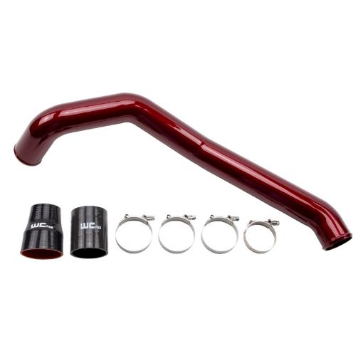 Picture of Wehrli 04.5 - 10 Chevrolet 6.6L LLYLBZLMM Duramax Driver Side 3in Intercooler Pipe - Blueberry Frost