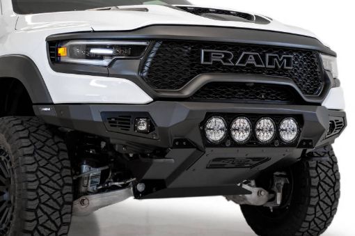 Picture of Addictive Desert Designs 2021 Dodge RAM 1500 TRX Bomber Front Bumper (Rigid)