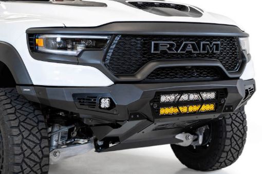 Picture of Addictive Desert Designs 2021 Dodge RAM 1500 TRX Bomber Front Bumper (20in Lights)