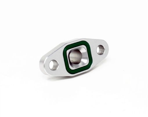 Picture of Torque Solution Port Matched Oil Drain Flange - 10AN for T3 T4 T6 Small Mid Frame Turbos