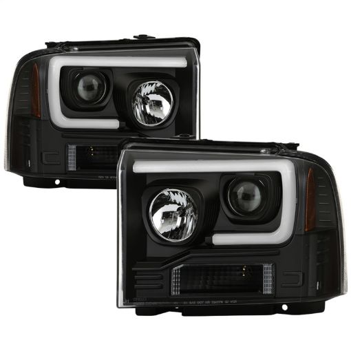 Picture of Spyder 05 - 07 Ford F250350450 Super Duty Projector LED Black PRO - YD - FS05V2PL - BK