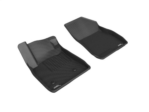 Picture of 3D MAXpider 2021 Buick Encore GX FWD 20 - 21 Chevy Trailblazer FWD Kagu 1st Row Floormats - Black