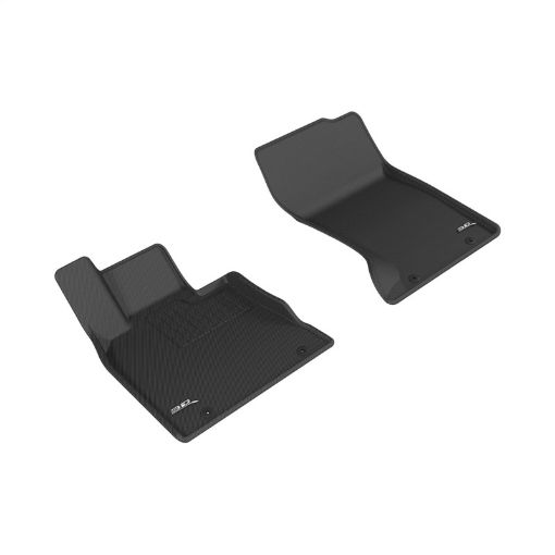 Picture of 3D MAXpider 17 - 21 Genesis G90 AWD Kagu 1st Row Floormats - Black