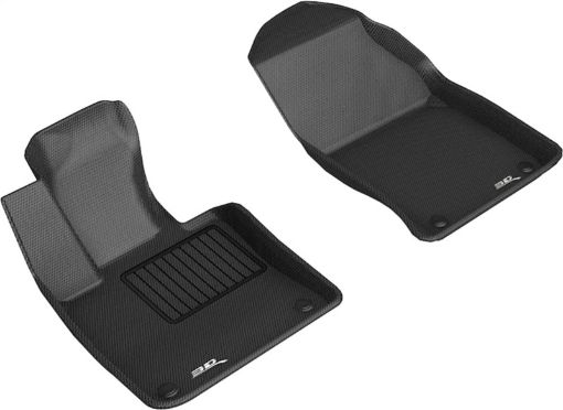 Picture of 3D MAXpider 19 - 21 Volvo S60 V60 20 - 21 V60 Cross Country Kagu 1st Row Floormats - Black