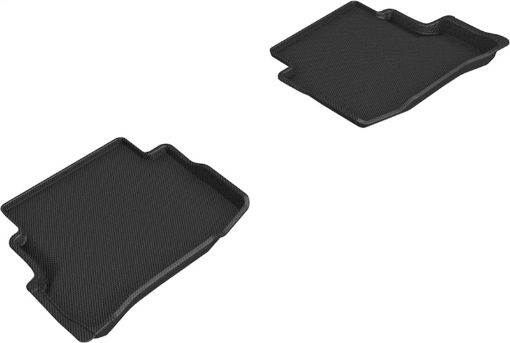 Picture of 3D MAXpider 20 - 21 Mazda CX - 9 6 - Seat without 2nd Row Console Kagu 2nd Row Floormats - Black