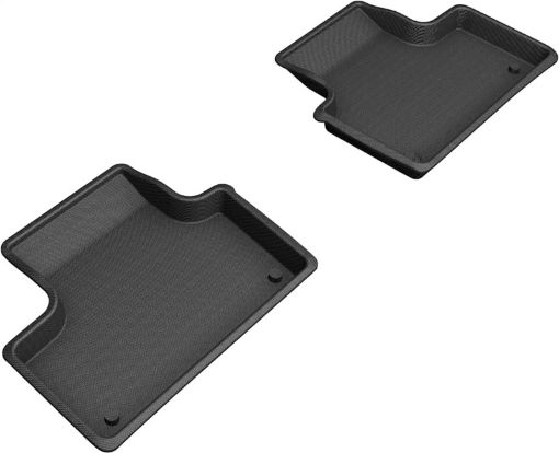 Picture of 3D MAXpider 18 - 21 Volvo XC60 T8 Twin Engine Kagu 2nd Row Floormats - Black