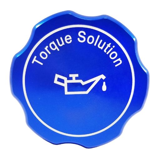 Picture of Torque Solution Billet Oil Cap 89 Subaru - Blue
