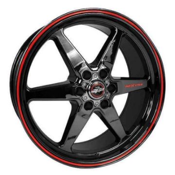 Picture of Race Star 93 Truck Star 20x9.00 6x5.50bc 5.92bs Direct Drill Dark Star Gloss Black Wheel